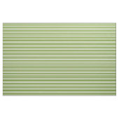 Witte en groene gekleurde strips stof (Fat Quarter)