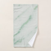 Witte en groene keukenset van marmer Bath Bad Handdoek (Handdoek)