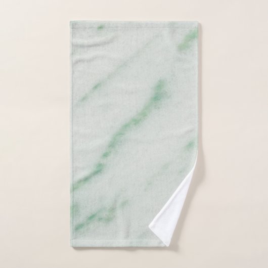 Witte en groene keukenset van marmer Bath Bad Handdoek (Handdoek)