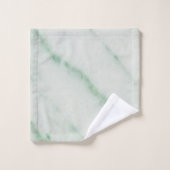 Witte en groene keukenset van marmer Bath Bad Handdoek (Wasdoekje)