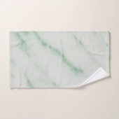 Witte en groene keukenset van marmer Bath Bad Handdoek (Handdoek)