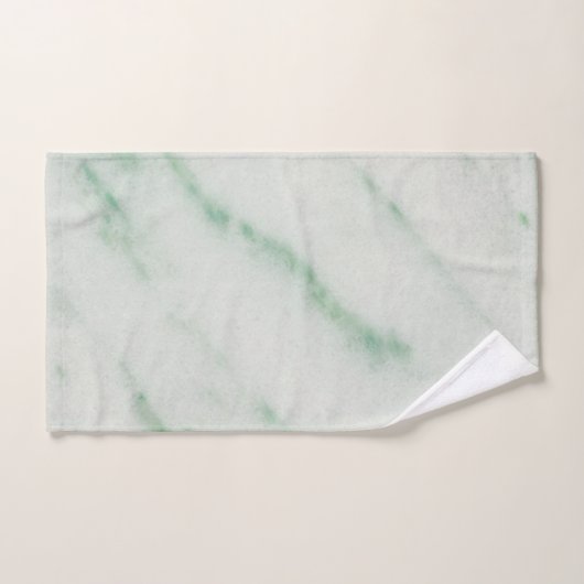 Witte en groene keukenset van marmer Bath Bad Handdoek (Handdoek)