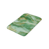 Witte en groene steenstructuur badmat (Gekanteld)