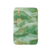 Witte en groene steenstructuur badmat (Voorkant Verticaal)