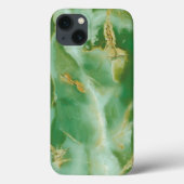 Witte en groene steentextuur Case-Mate iPhone case (Achterkant)