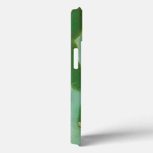 Witte en groene steentextuur Case-Mate iPhone case (Achterkant / Rechts)