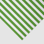 Witte en groene strepen tissuepapier (Detail)