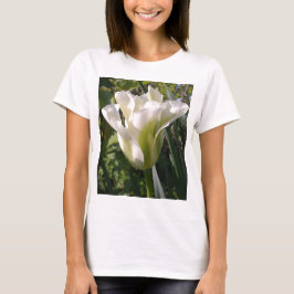 Witte en groene T-shirt