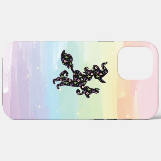 Witte en kat, Halloween Mood Case-Mate iPhone Case (Achterkant (horizontaal))