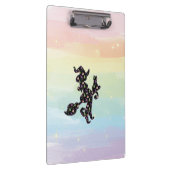 Witte en kat, Halloween Mood Klembord (Rechts)