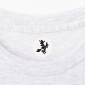 Witte en kat, Halloween Mood Labels (Aangebracht)