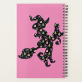 Witte en kat, Halloween Mood Planner (Achterkant)