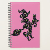 Witte en kat, Halloween Mood Planner (Voorkant)