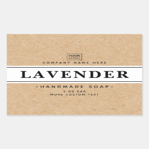 Witte en Kraft-papier op elegante etiketten van pr