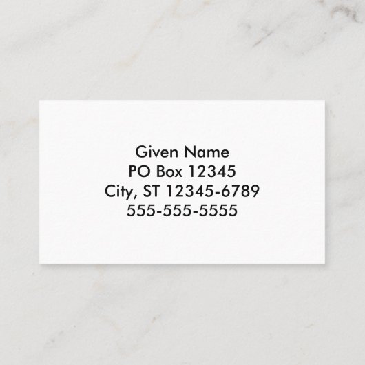 Witte en Lavender Polka Dots Visitekaartje (Achterkant)