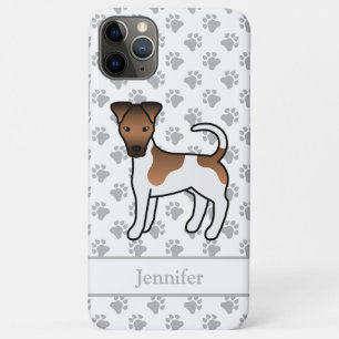 Witte en lichtbruine gladharige vossterriër Cute h Case-Mate iPhone Case