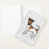 Witte en lichtbruine gladharige vossterriër Cute h Planner (Display)
