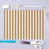 Witte en matte gouden strepen tissuepapier (Craft)