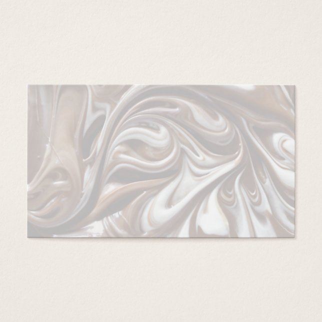 witte en melkchocolade visitekaartjes (Voorkant)
