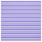 Witte en middelgrote Blauwe Patroon Stof (Swatch)