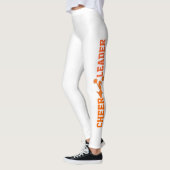 Witte en Oranje Leggings (Links)