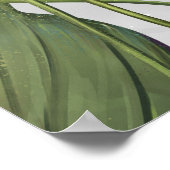 Witte en paarse Calla lelie welkomst bruiloft Poster (Hoek)