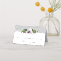 Witte en Paarse Calla Lily Wedding Elegant Floral