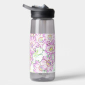 Witte en Paarse flacon 25.oz Waterfles (Rechts)