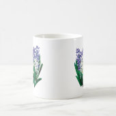 Witte en paarse hyacinten koffiemok (Center)