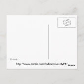 Witte en Paarse Iris Briefkaart (Achterkant)