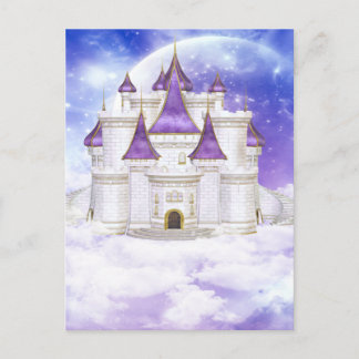 Witte en Paarse kasteel Briefkaart