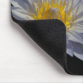 Witte en Paarse Lotus Waterlily Muismat (Hoek)