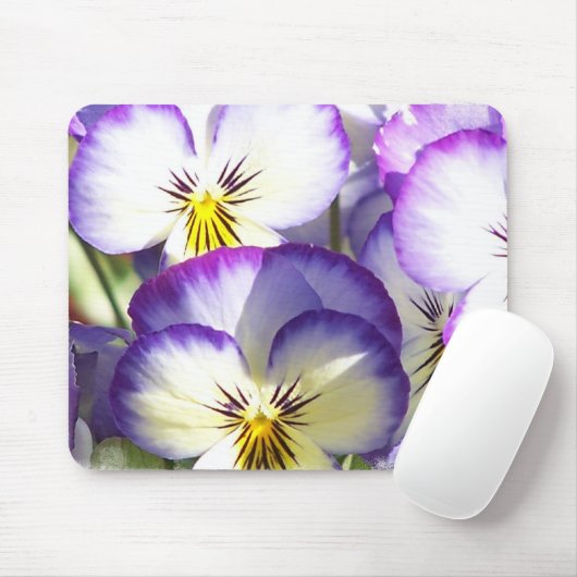 Witte en Paarse Muismatten (Met muis)