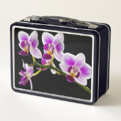 Witte en paarse orchidee (Achterkant)