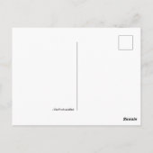 Witte en Paarse orchidee Briefkaart (Achterkant)