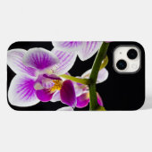 Witte en paarse orchidee Case-Mate iPhone case (Achterkant (horizontaal))