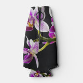 Witte en paarse orchidee flesjeskoeler (Achterkant)
