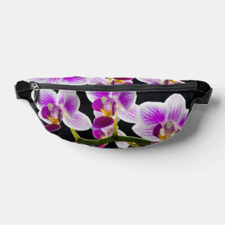Witte en paarse orchidee heuptasje