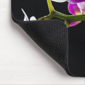 Witte en paarse orchidee muismat (Hoek)