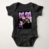Witte en paarse orchidee romper (Voorkant)