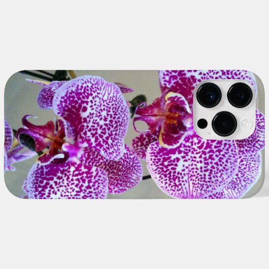 Witte en Paarse orchideeën | Afsluitende fotografi Case-Mate iPhone Case (Achterkant (horizontaal))