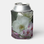 Witte en Paarse orchideeën Blikjeskoeler (Blikje Achterkant)