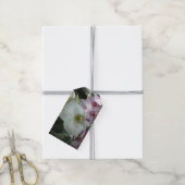 Witte en Paarse orchideeën Cadeaulabel (Met Touw)