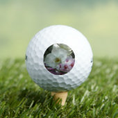 Witte en Paarse orchideeën Golfballen (Insitu Shirt)