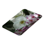 Witte en Paarse orchideeën Magneet (Linkerzijde)