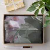 Witte en Paarse orchideeën Tissuepapier (Geschenk)