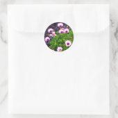 Witte en Paarse Stickers van de Afrikaanse Daisy # (Tas)