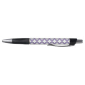 Witte en Paarse trellis, rooster, quatrefoil Pen (Bodem)