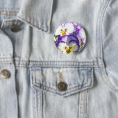 Witte en Paarse Violas Button (In situ)