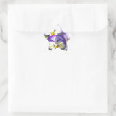 Witte en Paarse Viola's Stickers (Tas)